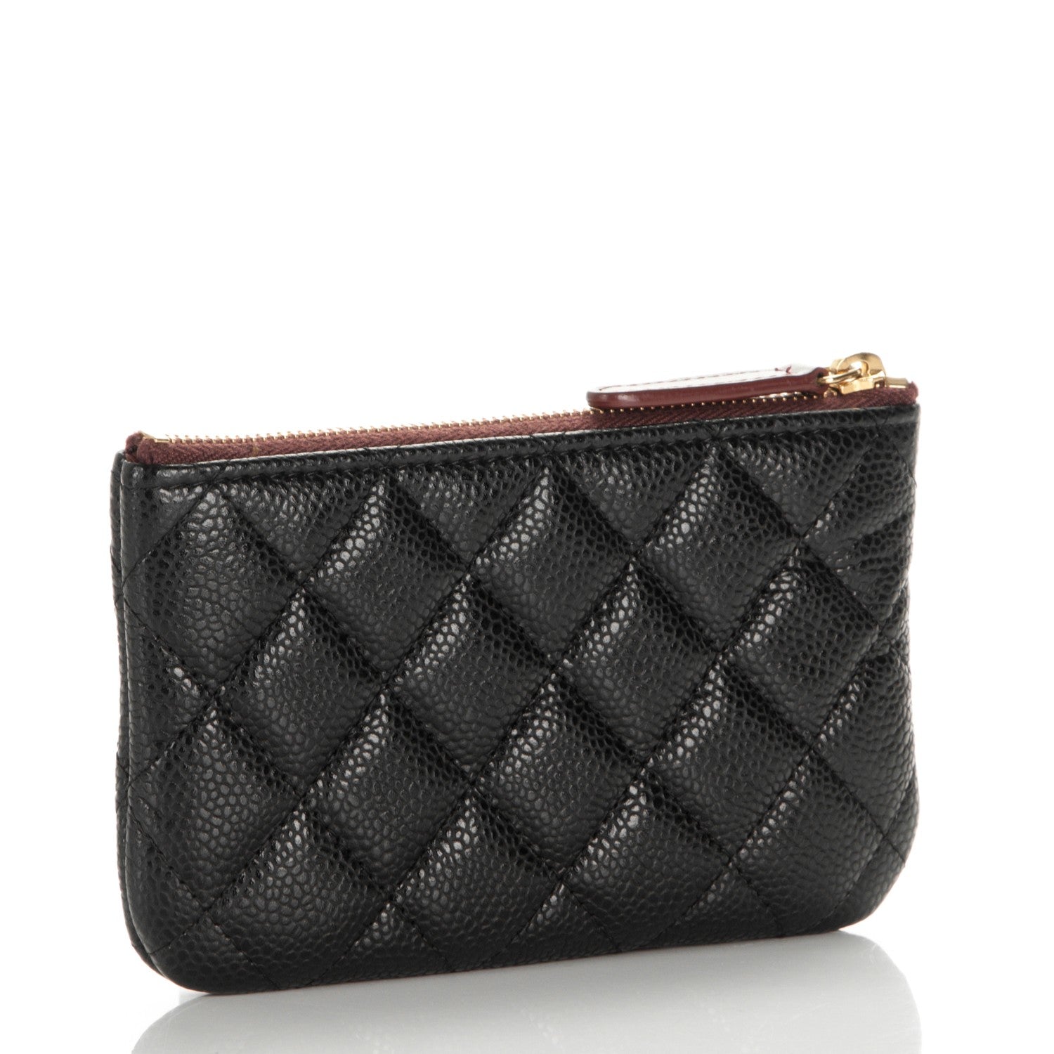 Chanel Caviar Quilted Small Cosmetic Case Black 3 of 7