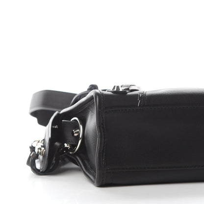 Balenciaga Calfskin Topstitch Classic Silver Hardware Mini City Black 7 of 8