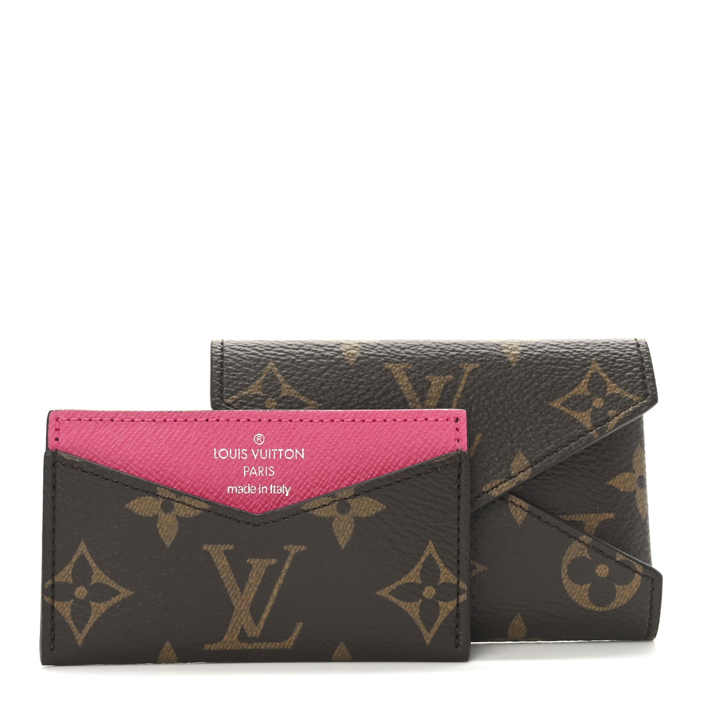 Monogram LV Colormania Kirigami Card Holder Pondichery Pink