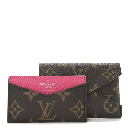 Louis Vuitton Monogram LV Colormania Kirigami Card Holder Pondichery Pink 2 of 8