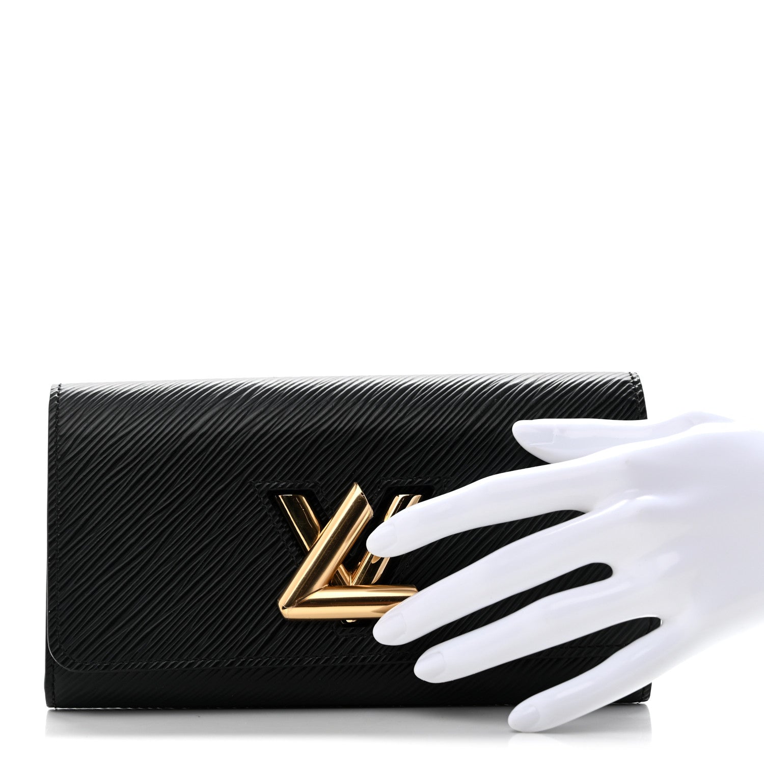 Louis Vuitton Epi Twist Wallet Black 2 of 7