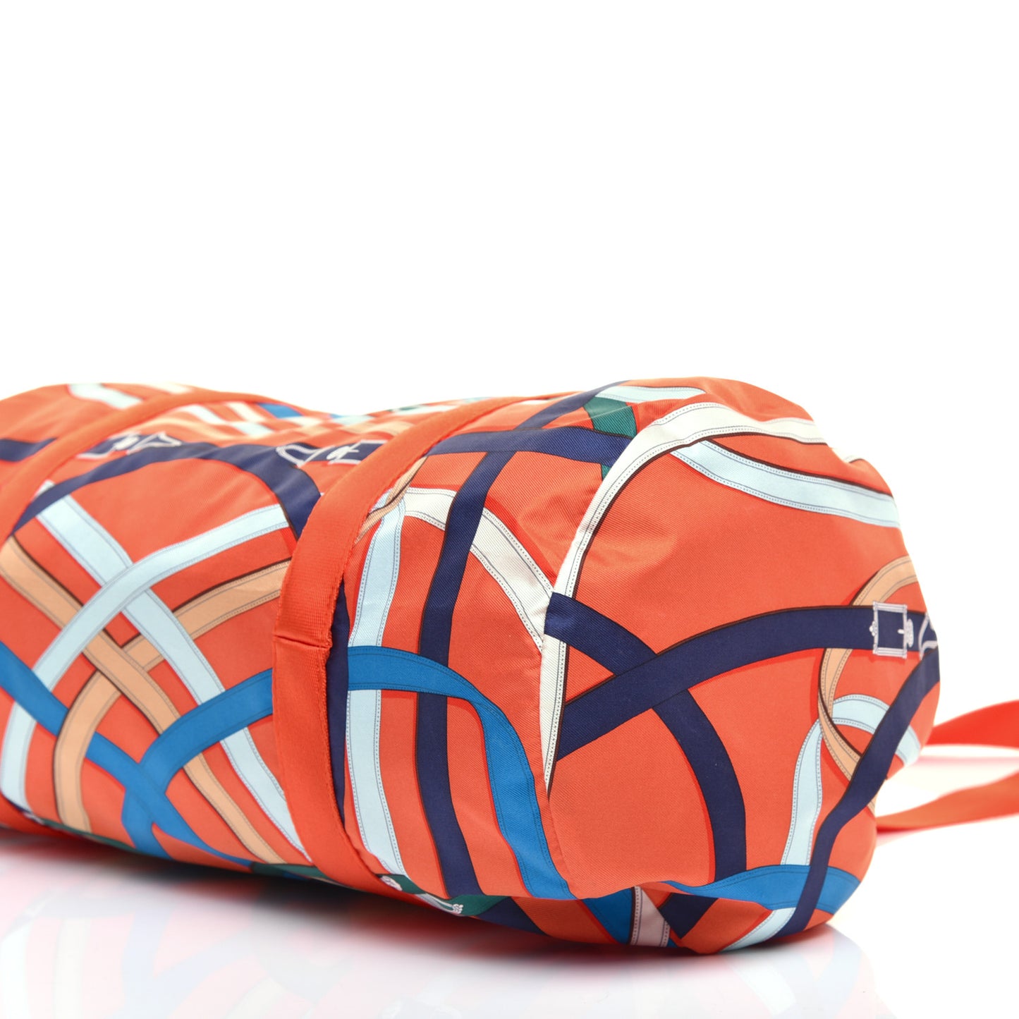 Silk Barenia Cavalcadour Duffle Orange Poppy Fauve