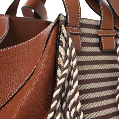 Loewe Calfskin Stripe Medium Hammock Shoulder Bag Tan Brown 17 of 17