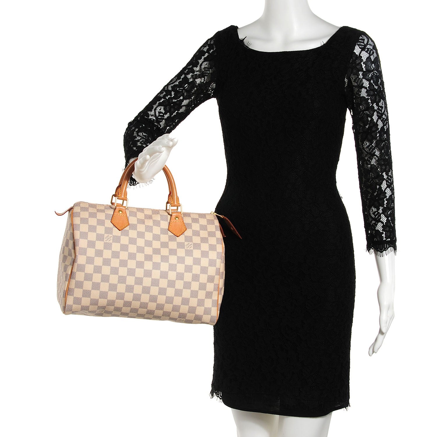 Louis Vuitton Damier Azur Speedy 30 2 of 7