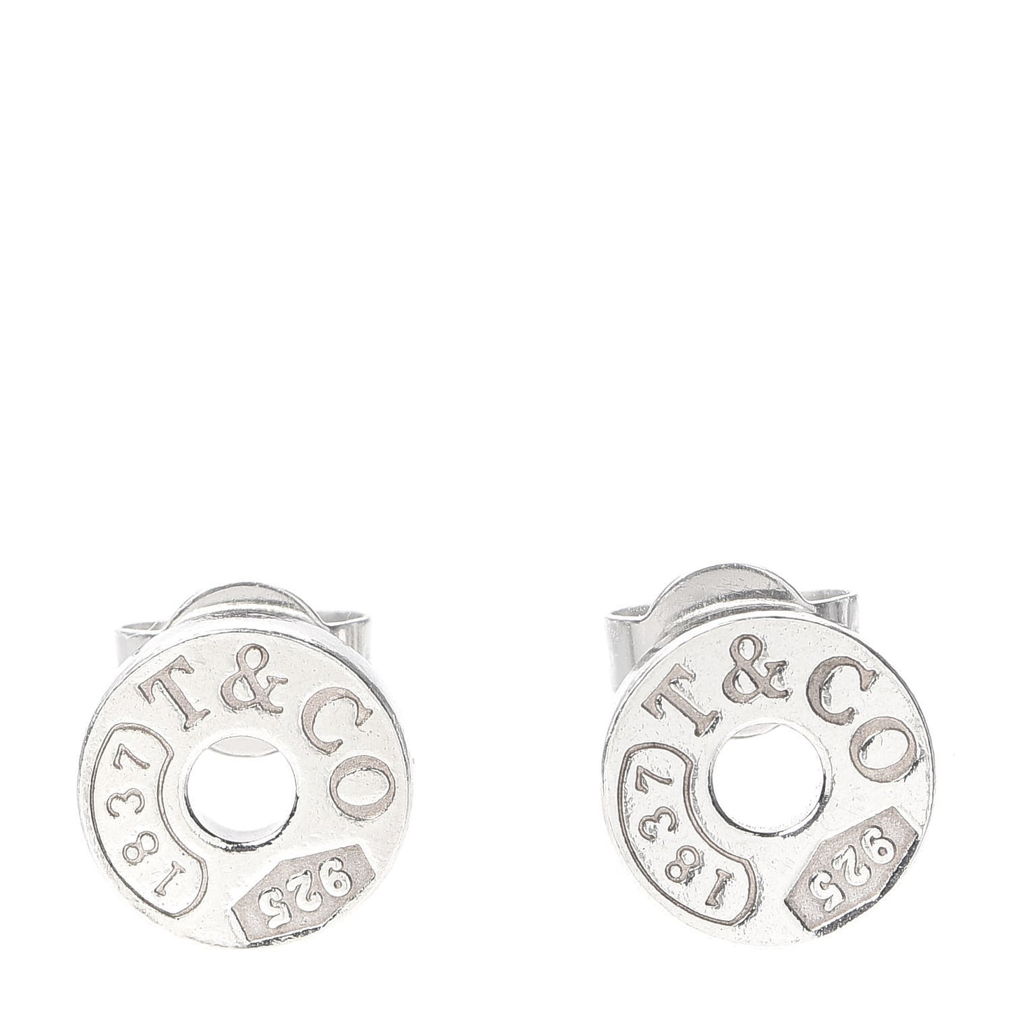Sterling Silver 1837 Circle Earrings