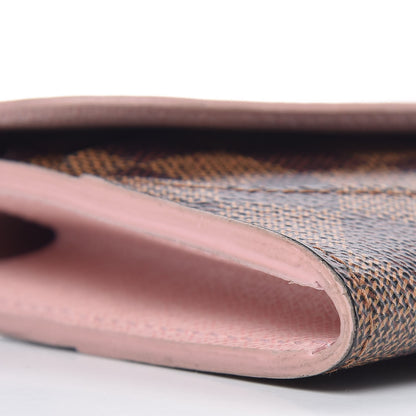Louis Vuitton Damier Ebene Caissa Wallet Rose Ballerine 7 of 8