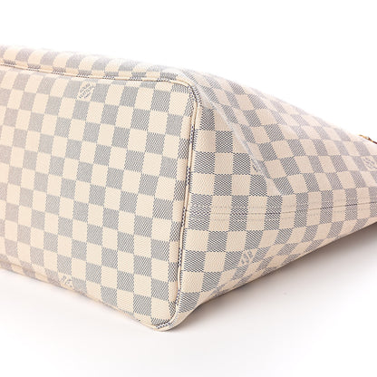 Louis Vuitton Damier Azur Neo Neverfull GM Rose Ballerine 10 of 13
