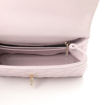 Chanel Caviar Quilted Mini Coco Handle Flap Lilas Lilac 5 of 11