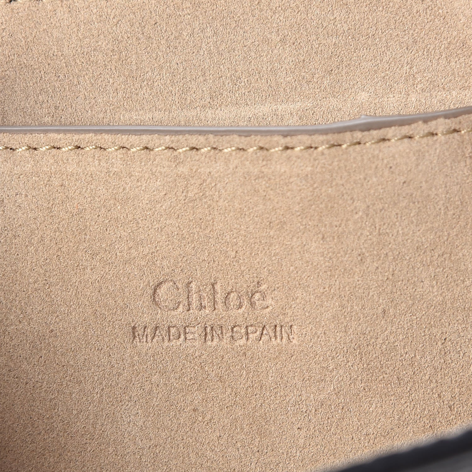 Chloe Suede Calfskin Mini Faye Bracelet Bag Black 6 of 15