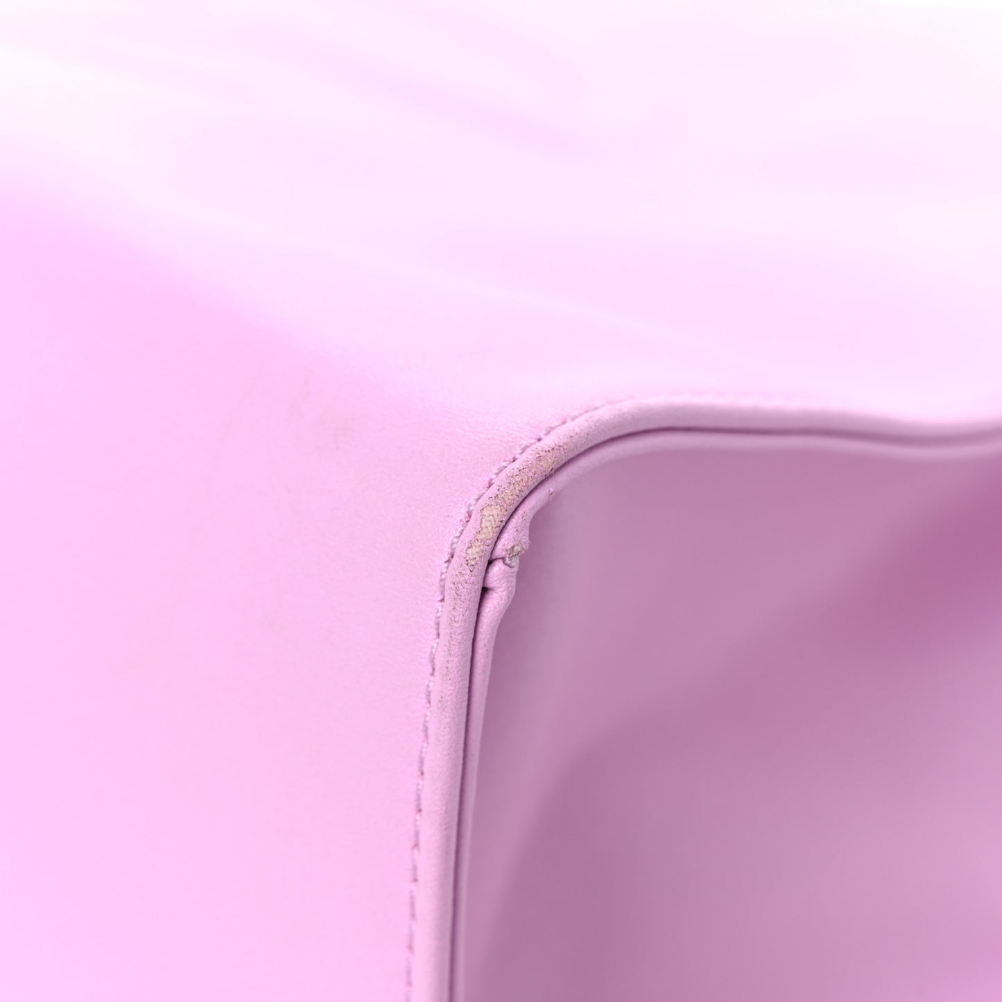 Vegan Leather Medium Shopping Bag Bubblegum