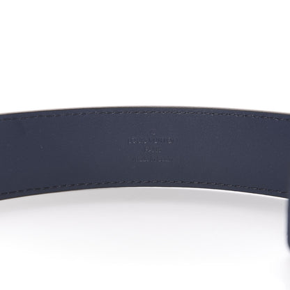 Louis Vuitton Epi Mens 35mm Metropole Belt 90 36 Blue Celeste 7 of 7