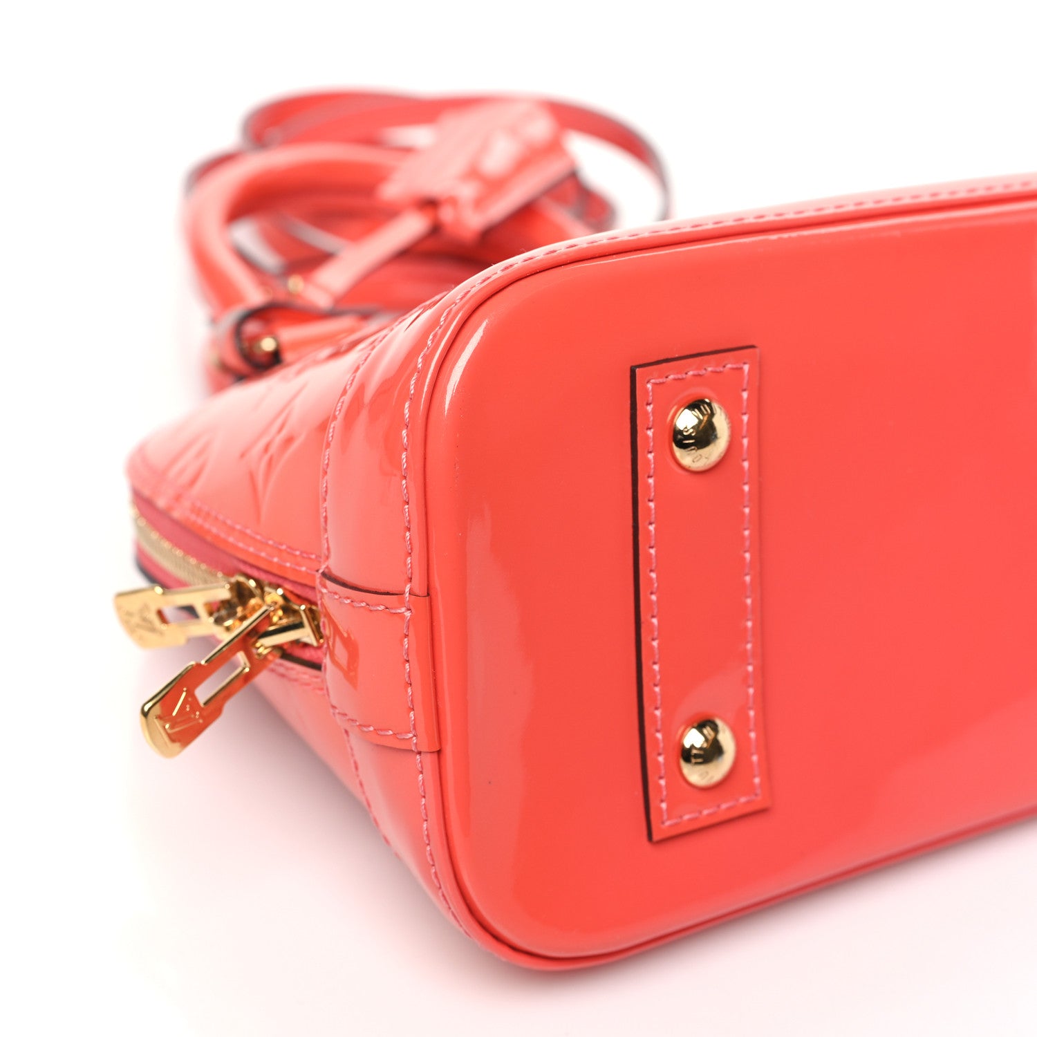 Louis Vuitton Vernis Alma BB Rose Litchi 8 of 9