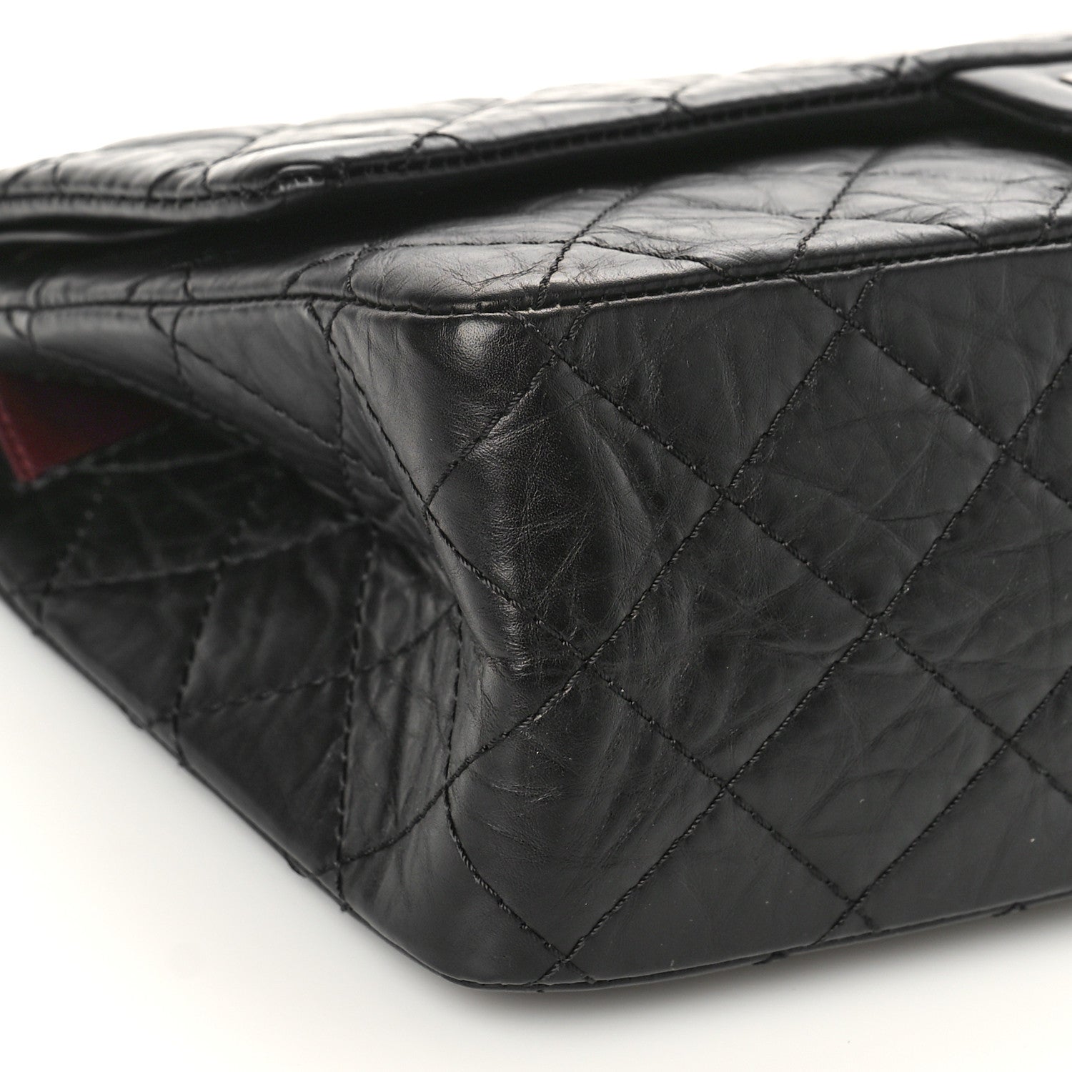 Chanel Aged Calfskin Quilted 2.55 Reissue 226 Flap Black 8 of 9