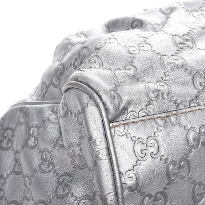 Gucci Guccissima Medium Sukey Tote Silver 10 of 11