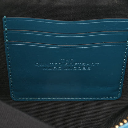 Marc Jacobs Natural Grain Calfskin Quilted The Softshot 21 Bag Blue 7 of 13