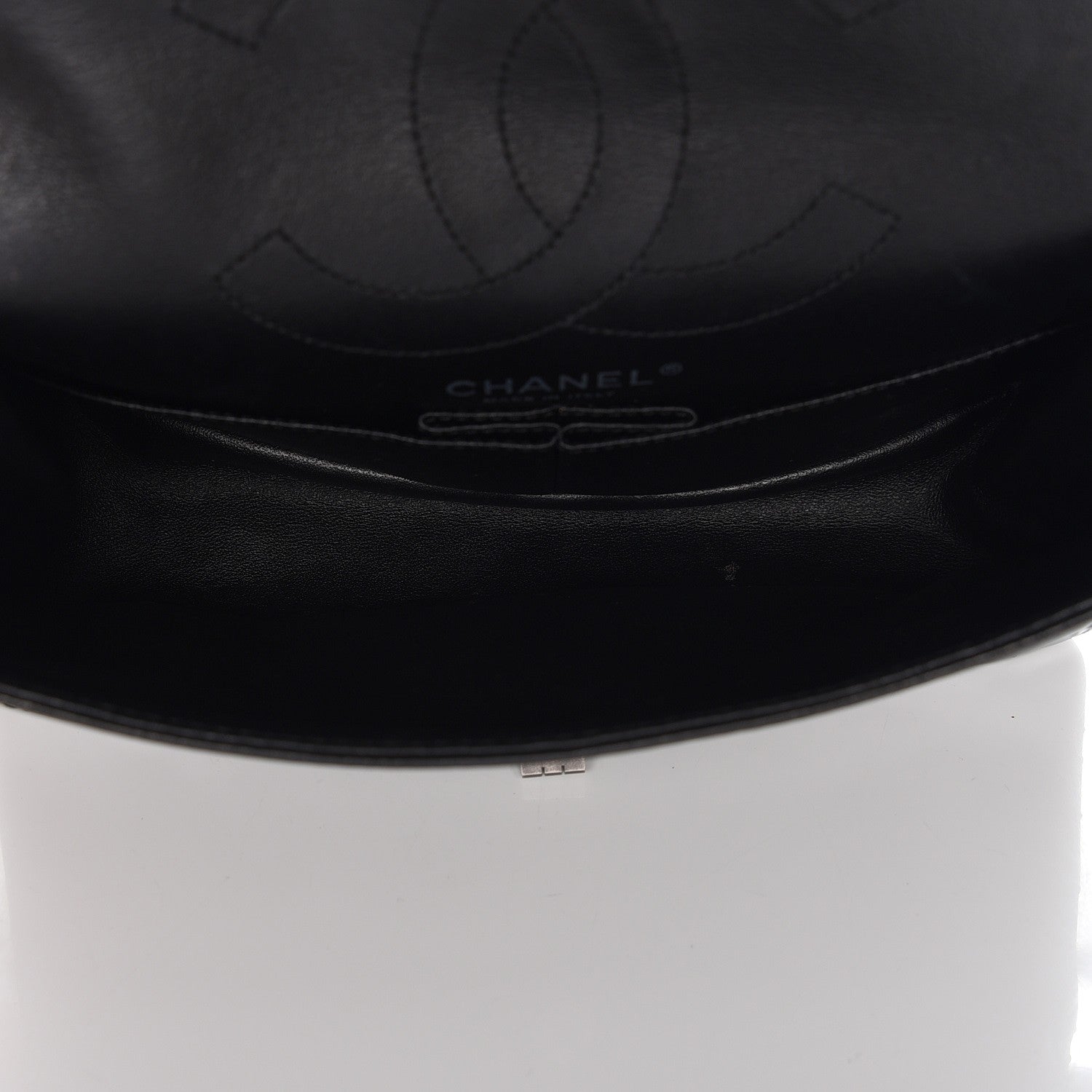 Chanel Patent Quilted 2.55 Reissue 225 Flap Dark Purple 5 of 7