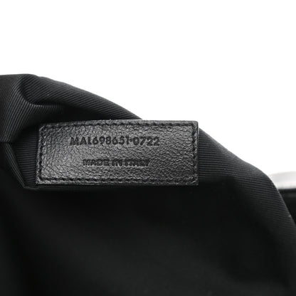 Saint Laurent Lambskin Quilted Maxi Icare Shopping Tote Black 8 of 11