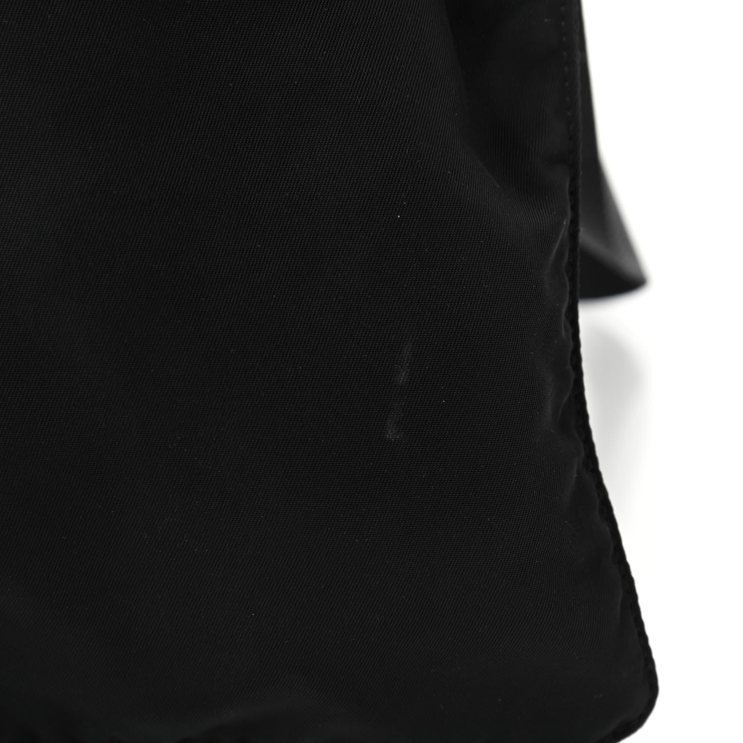 Prada Tessuto Nylon Messenger Bag Black 5 of 5