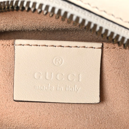 Gucci Calfskin Matelasse Small GG Marmont Chain Shoulder Bag White 6 of 9