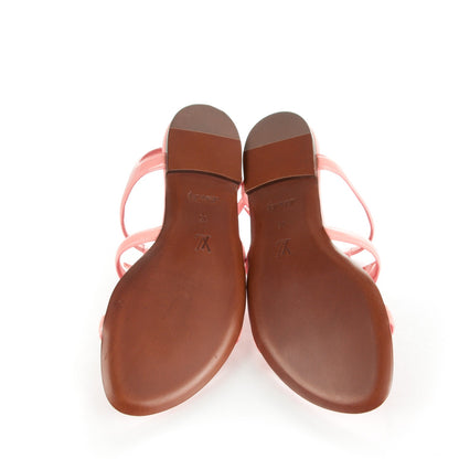 Louis Vuitton Patent Paradiso Flat Sandals 35 Pink 5 of 7