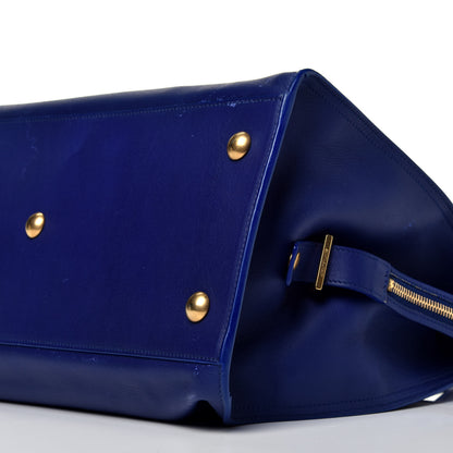 Saint Laurent Calfskin Medium Classic Y Cabas Royal Blue 8 of 12