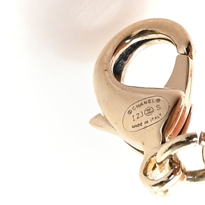 Chanel Crystal Sparkling Wheat CC Choker Necklace Gold 4 of 4