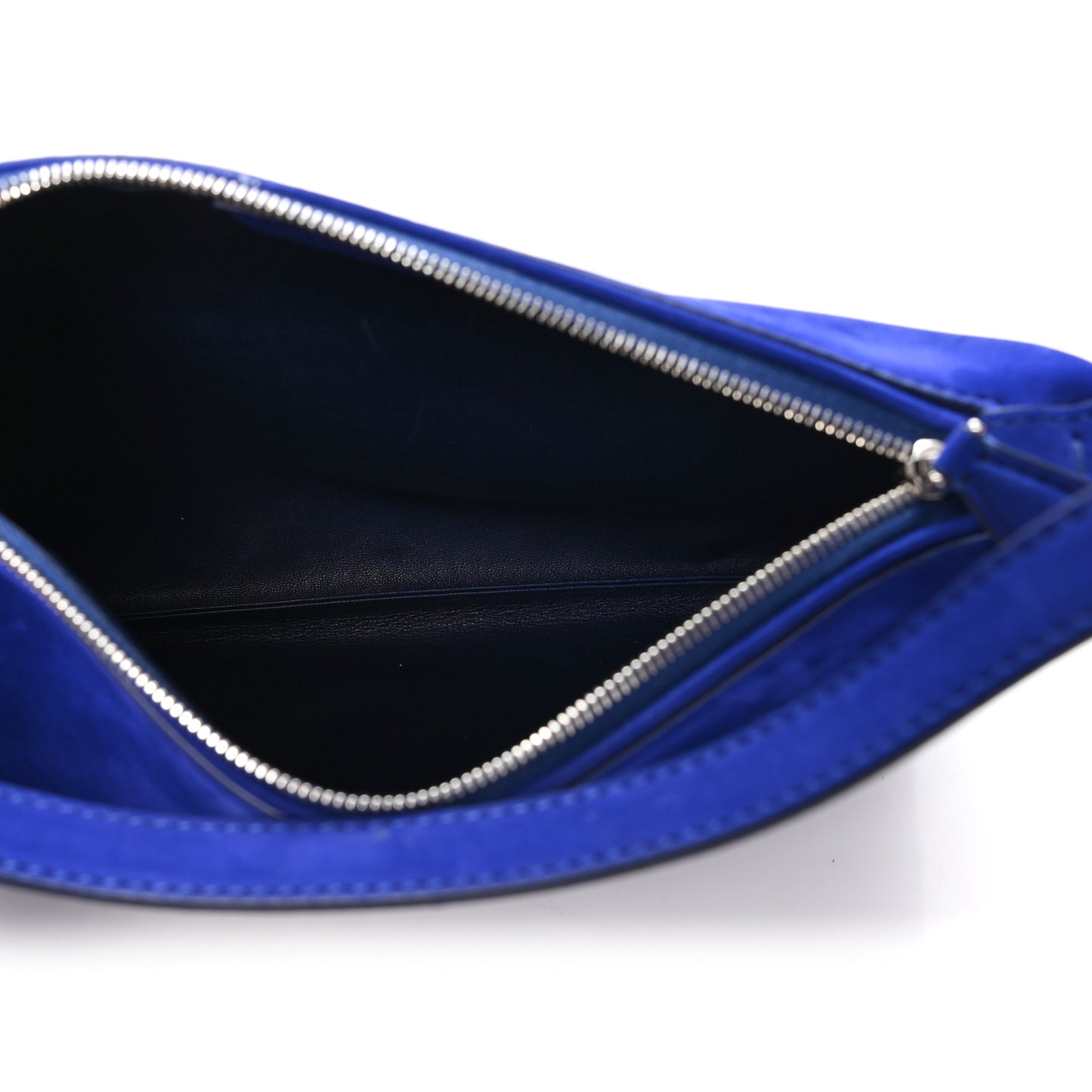 Nubuck Small Morgan Shoulder Bag Cobalt