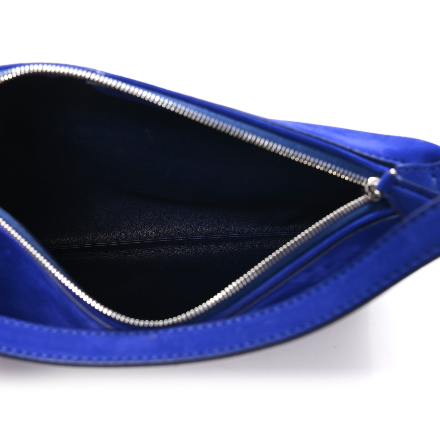 The Row Nubuck Small Morgan Shoulder Bag Cobalt 5 of 10