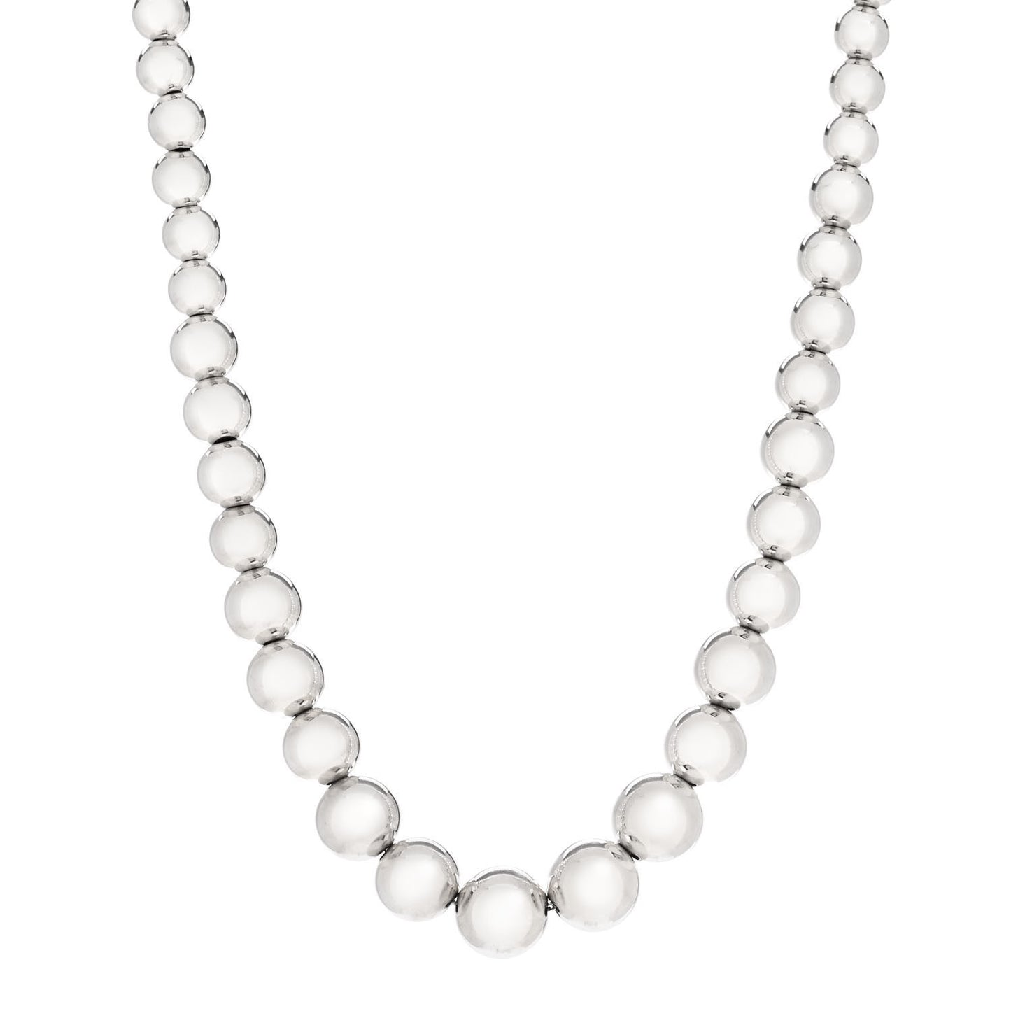 Sterling Silver HardWear Graduated Ball Necklace