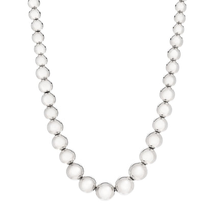 Tiffany Sterling Silver HardWear Graduated Ball Necklace 1 of 5