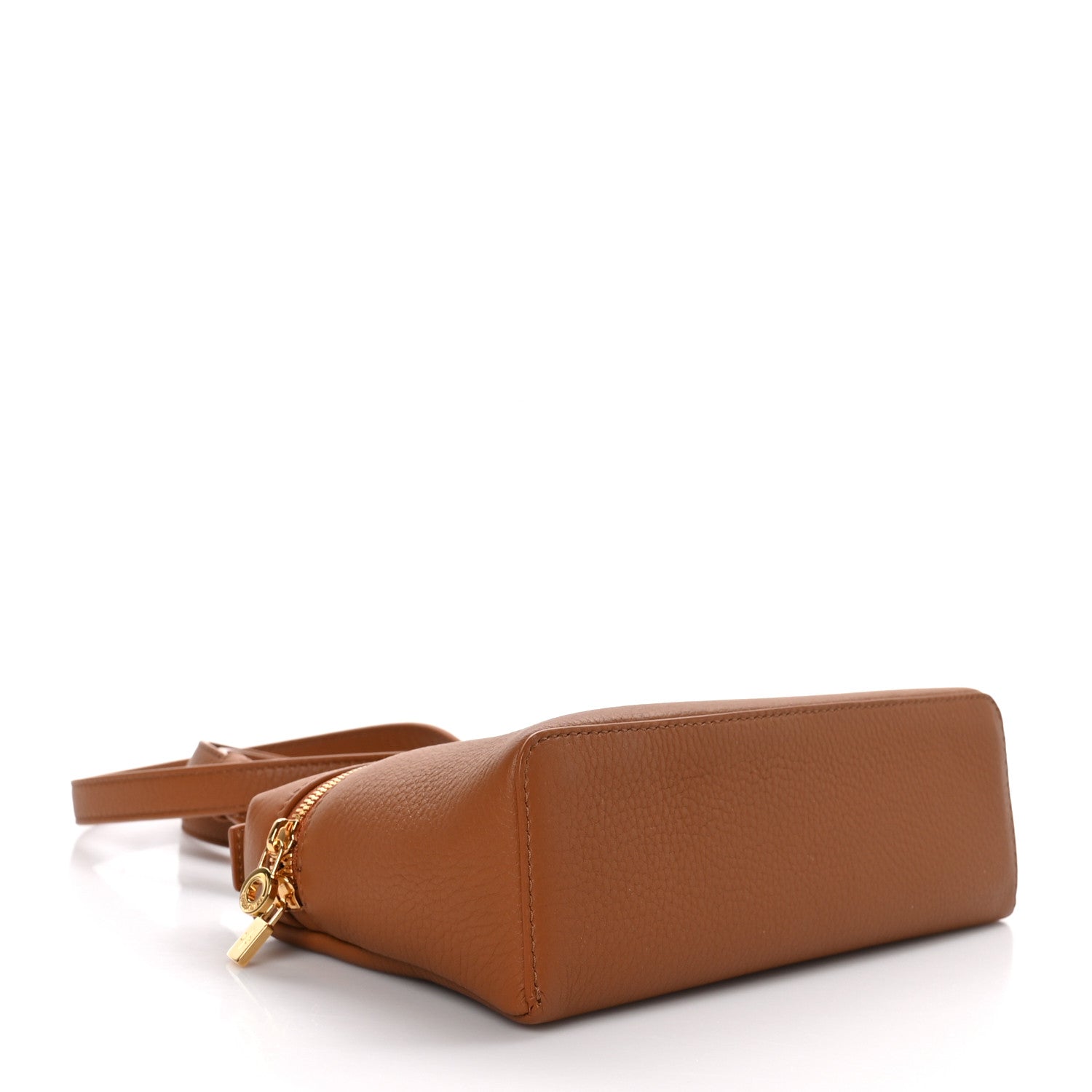 Loro Piana Grained Calfskin L19 Extra Pocket Pouch Warm Tan 4 of 8