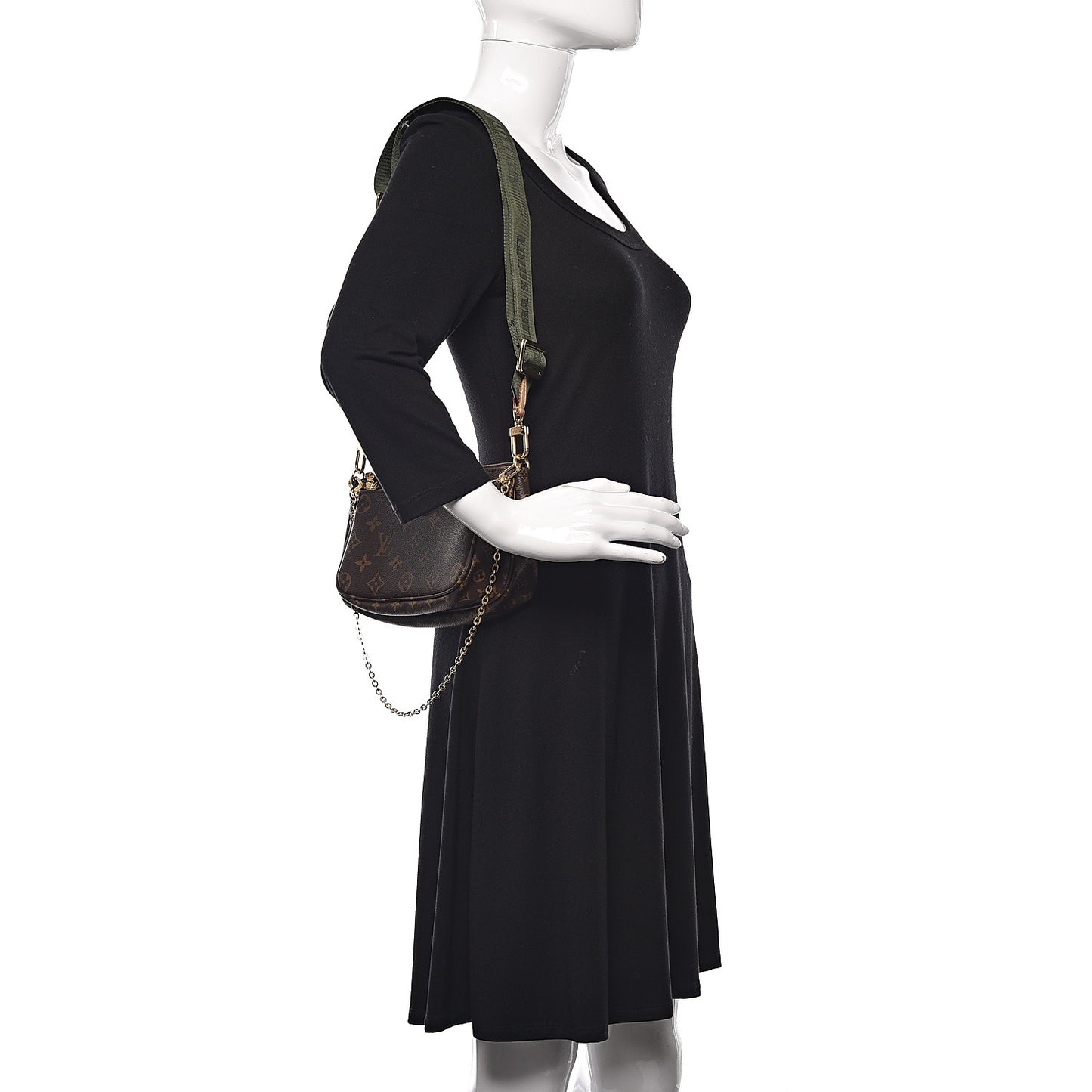 Monogram Multi Pochette Accessories Kaki