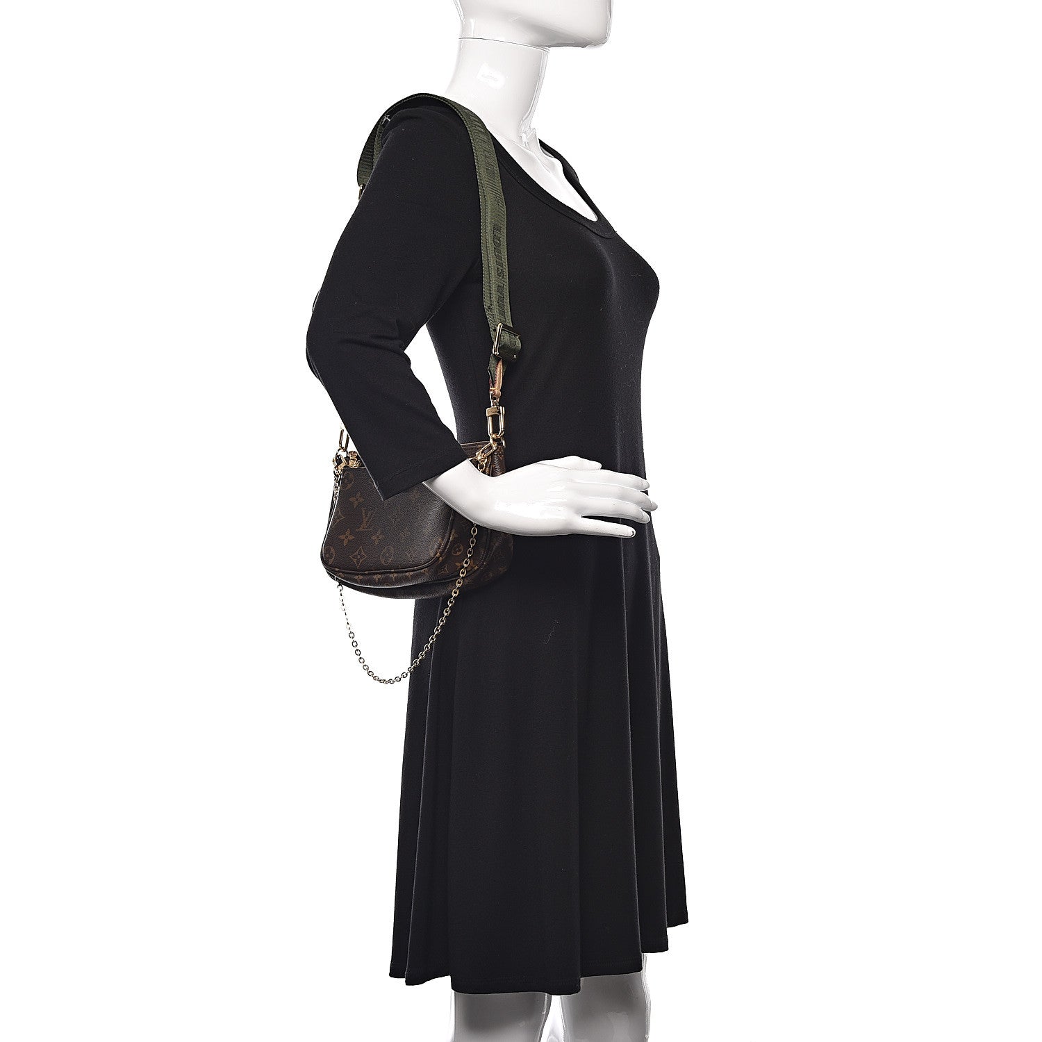 Louis Vuitton Monogram Multi Pochette Accessories Kaki 2 of 14