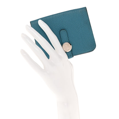 Hermes Evercolor Dogon Card Case Malachite 2 of 16
