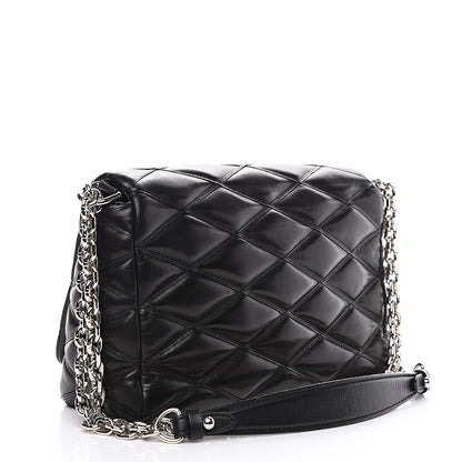 Louis Vuitton Lambskin Malletage GO-14 MM Black 2 of 13