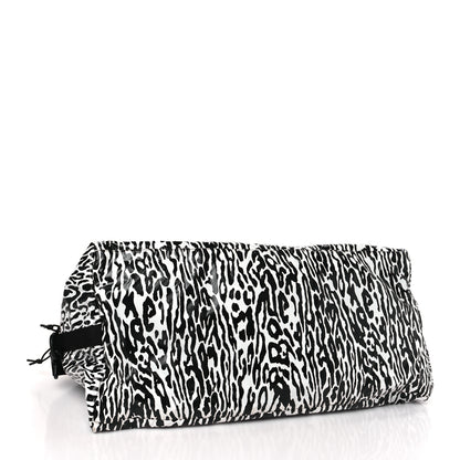 Saint Laurent Nylon Nuxx Leopard Ripstop Duffle Black White 4 of 9