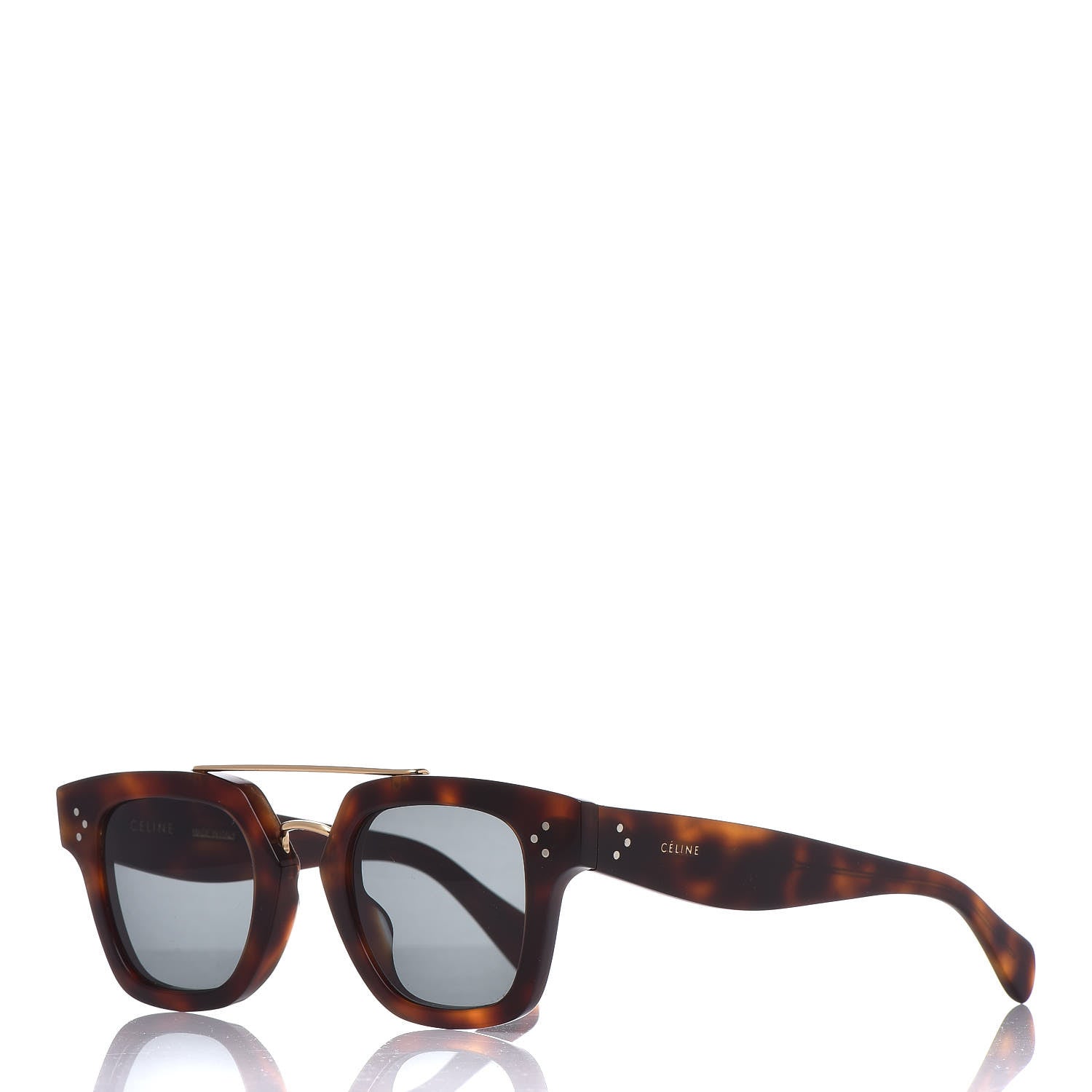 Celine Bridge Sunglasses CL 40024U Havana 1 of 7