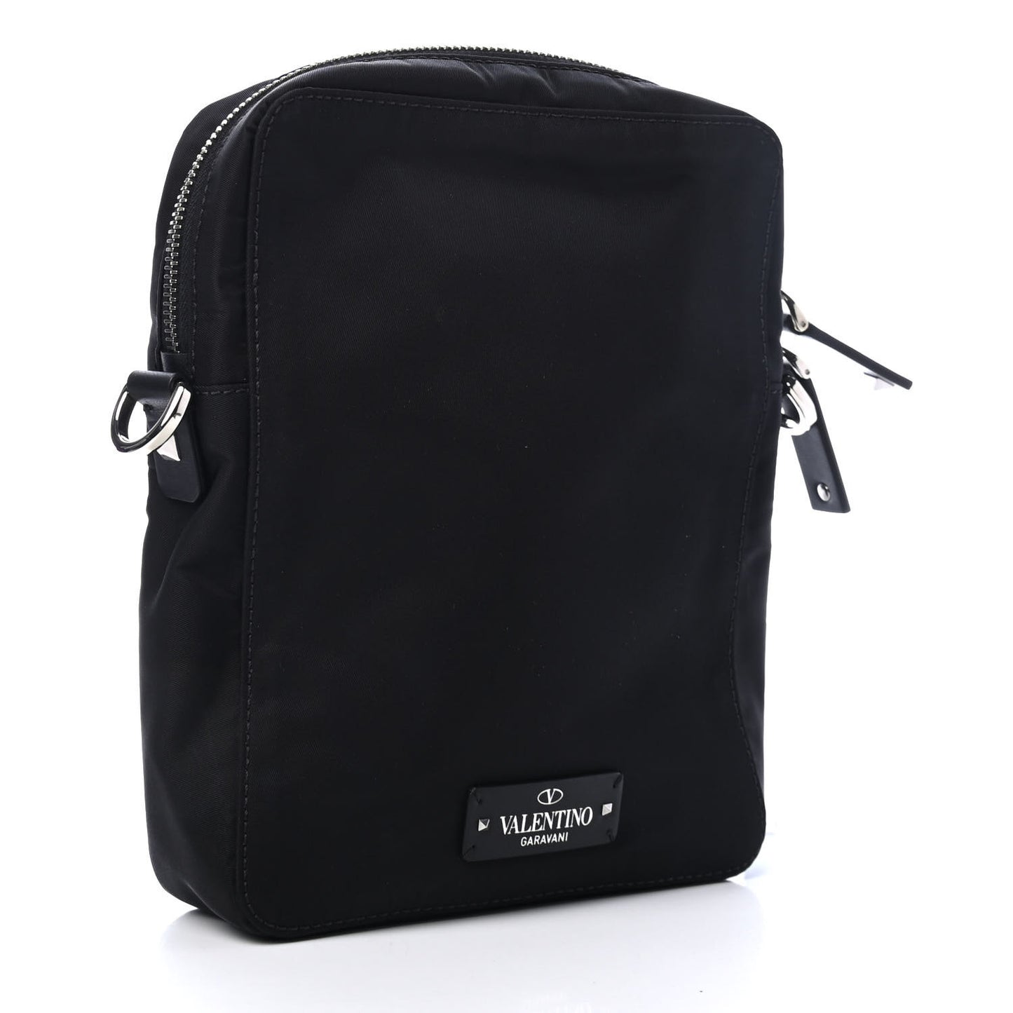 Nylon VLTN Crossbody Bag Black