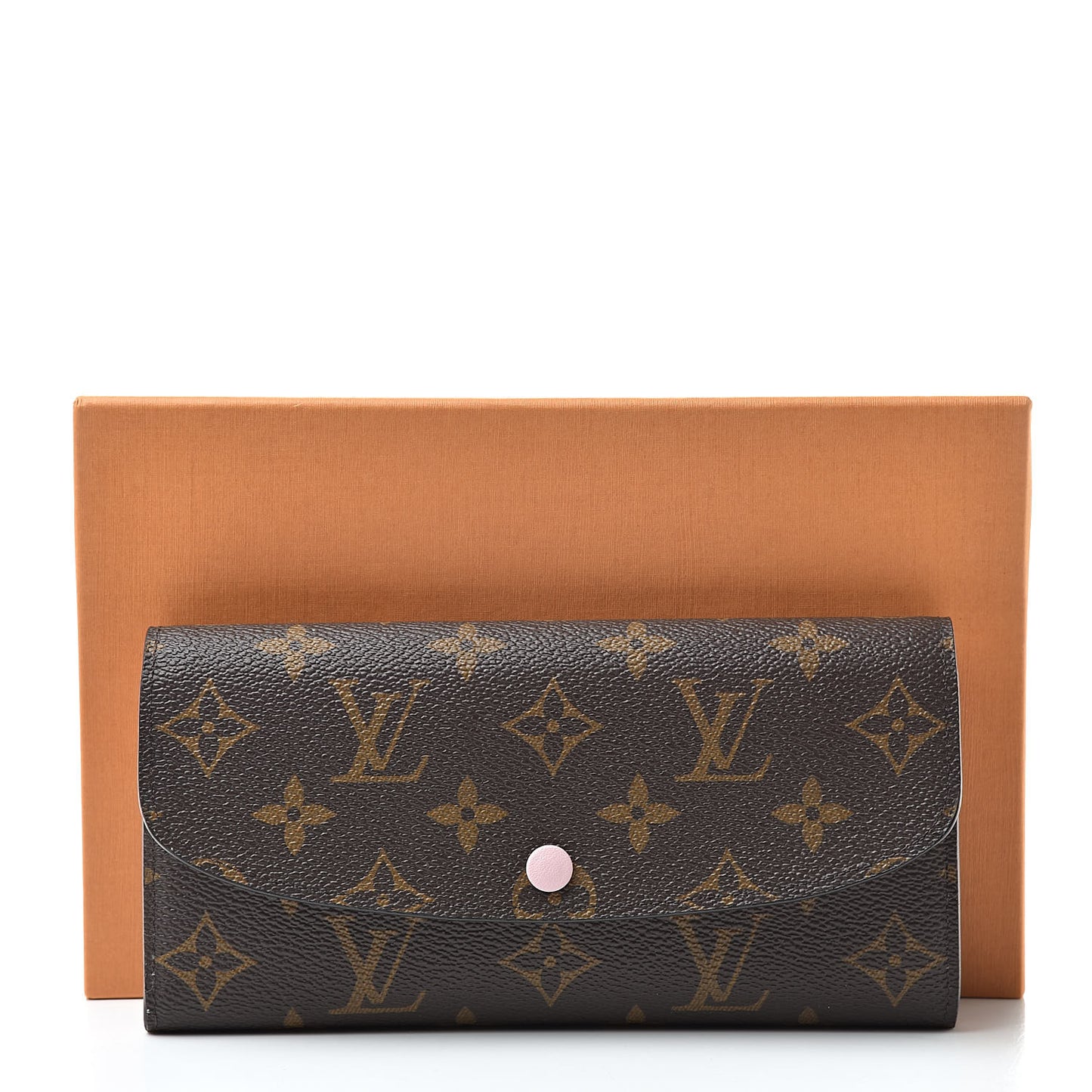 Monogram Emilie Wallet Rose Ballerine