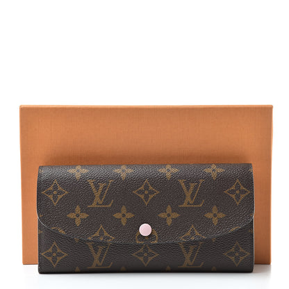 Louis Vuitton Monogram Emilie Wallet Rose Ballerine 8 of 8