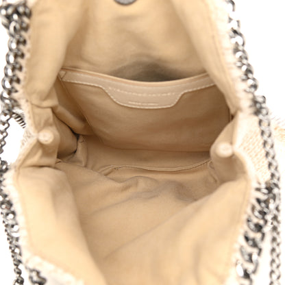 Stella McCartney Cotton Crochet Falabella Ajouree Tote Bag White 5 of 11