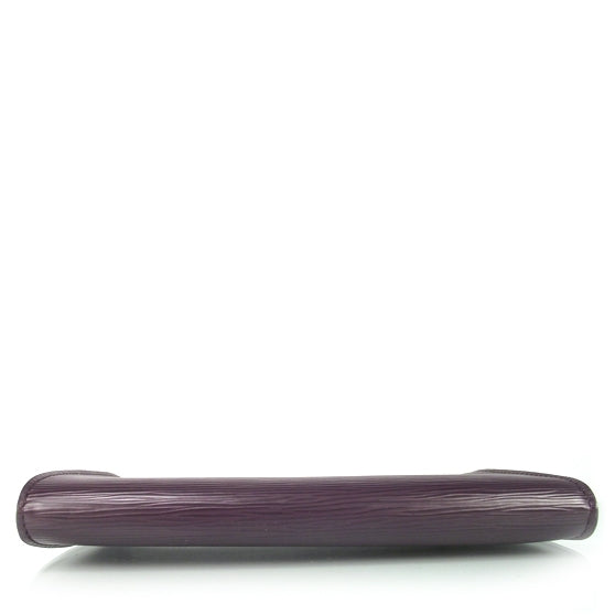 Louis Vuitton Epi Pochette Accessories Bag Cassis Purple 4 of 9
