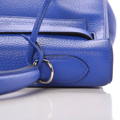 Hermes Taurillon Clemence Kelly Retourne 32 Bleu Electrique 36 of 42