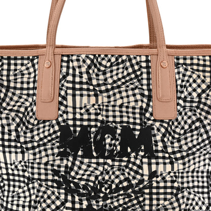 MCM Metallic Visetos Medium Liz Reversible Shopper Tote Champagne Gold 11 of 18