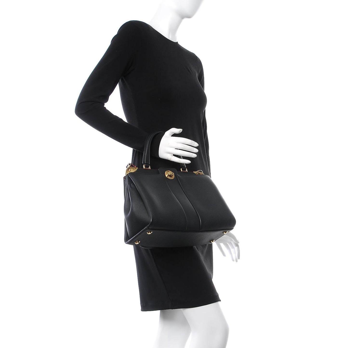 Veau Nuage Calfskin Astrid Black