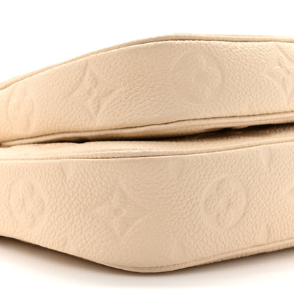 Louis Vuitton Empreinte Monogram Giant Multi Pochette Accessories Cream 10 of 10