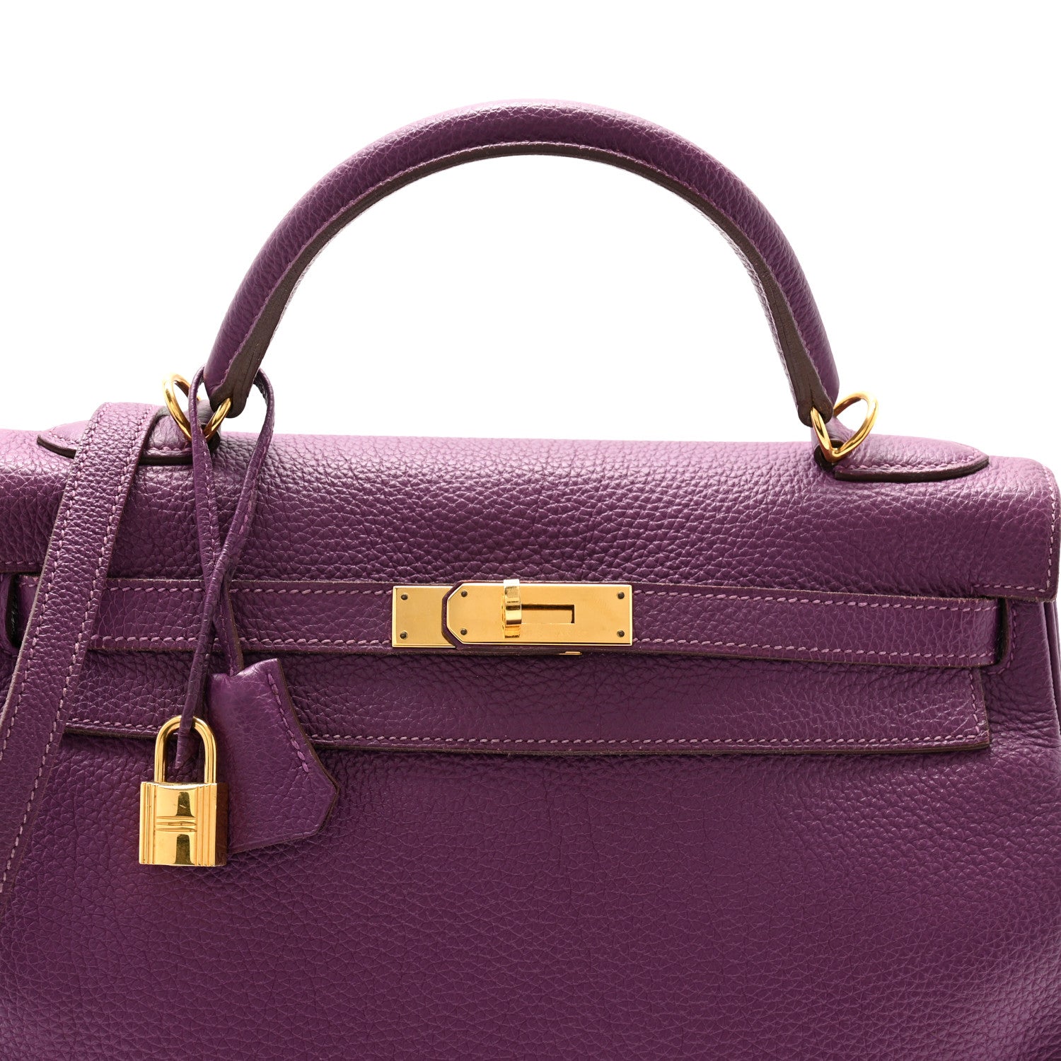 Hermes Togo Kelly Retourne 32 Anemone 8 of 13