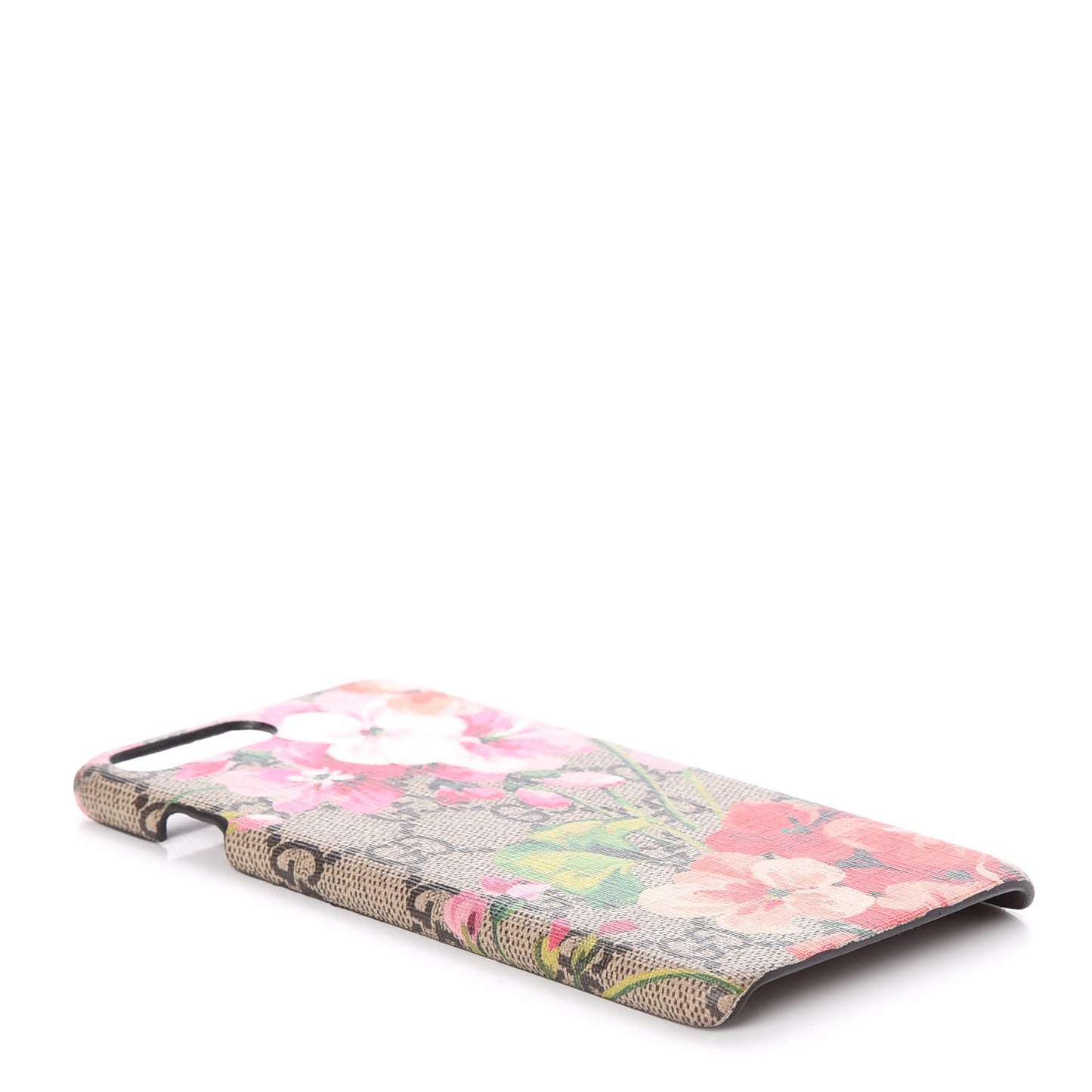 GG Supreme Monogram Blooms iPhone 8 Plus Case Beige Multicolor Dry Rose