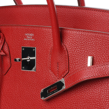 Hermes Togo Birkin 35 Rouge Vif 12 of 22