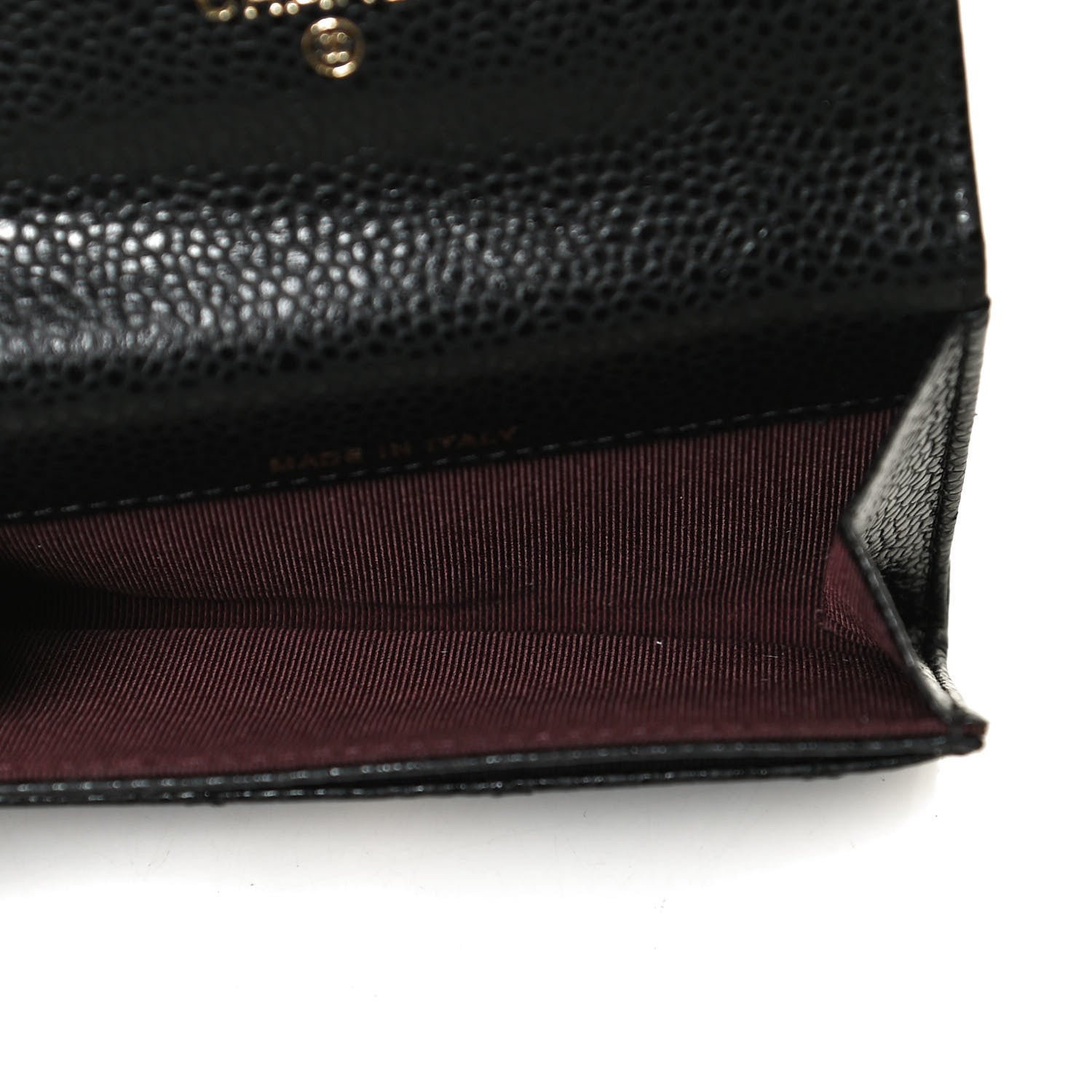 Chanel Caviar Quilted Flap Card Holder Black 5 of 10